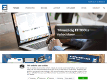Tablet Screenshot of fftool.dk